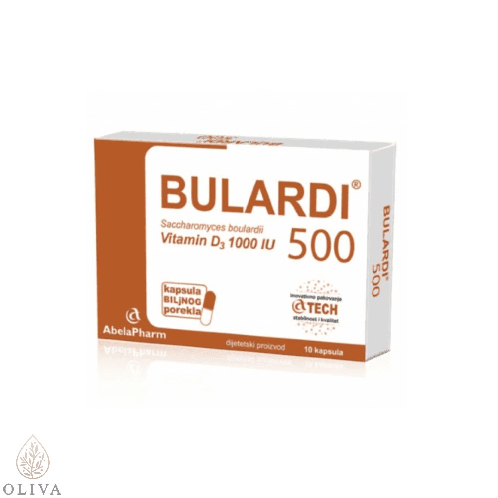 Bulardi 500+Vit D3 1000, 10 Kapsula Abela Pharm