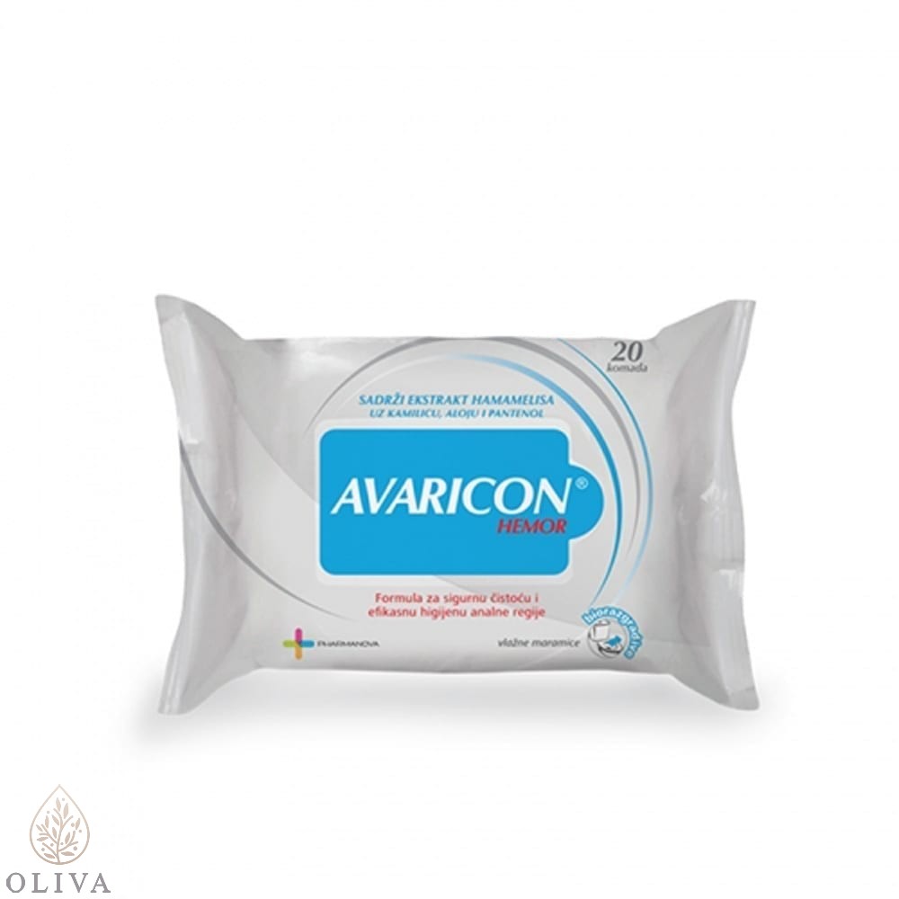 Avaricon Hemor Wipes 20 Pharmanova Avaricon Hemor Wipes 20 Pharmanova