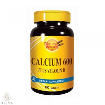 Calcium 600+Vit D tbl 60 NATURAL WEALTH Calcium 600+Vit D tbl 60 NATURAL WEALTH