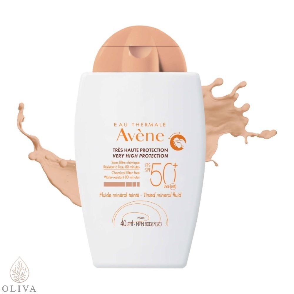 Eau Thermale Avene Mineralni Fluid Tonirani Spf 50+ 40Ml