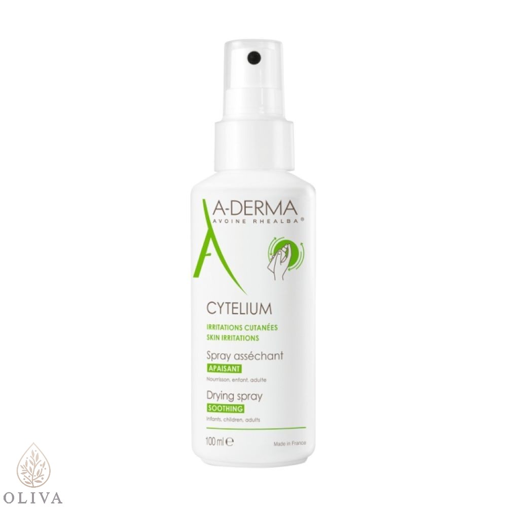 A-Derma Cytelium Sprej Koji Suši I Umiruje Iritacije Na Koži 100 Ml