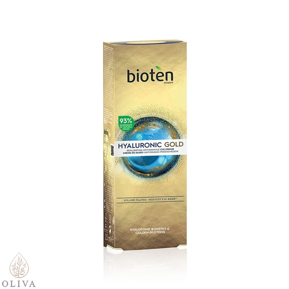 Bioten Hyaluronic Gold Krema Protiv Bora Oko Očiju 15 Ml