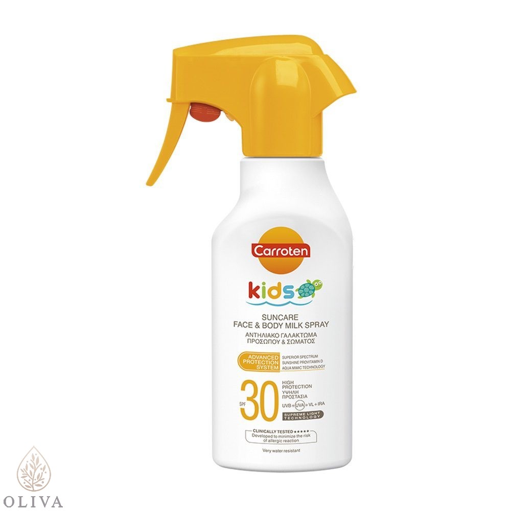 Carroten Kids Dečije Mleko Za Sunčanje U Spreju Spf 30 200 Ml