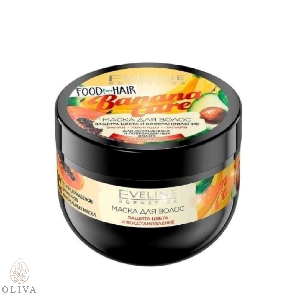 Eveline Cosmetics Food Hair Banana Care Hair Mask 500Ml