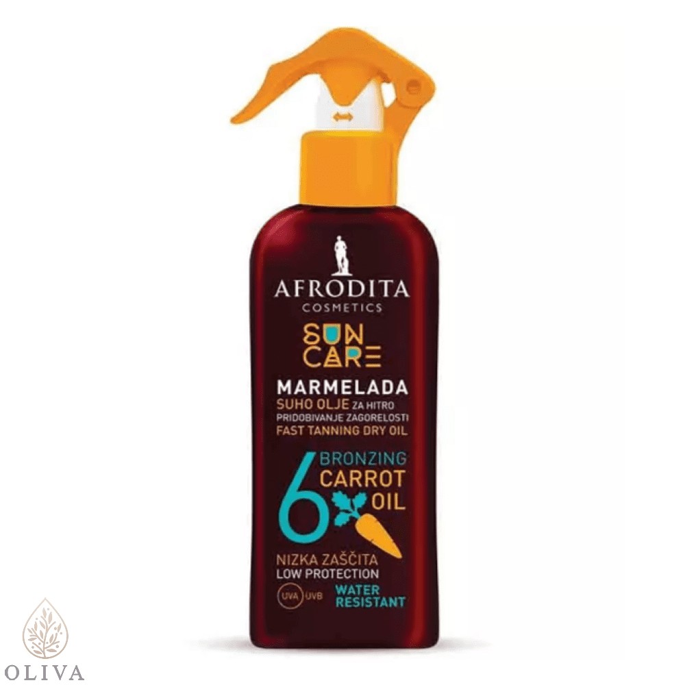 Afrodita Sun Care Marmelada Suvo Ulje Za Brzo Tamnjenje Spf 6 150 Ml