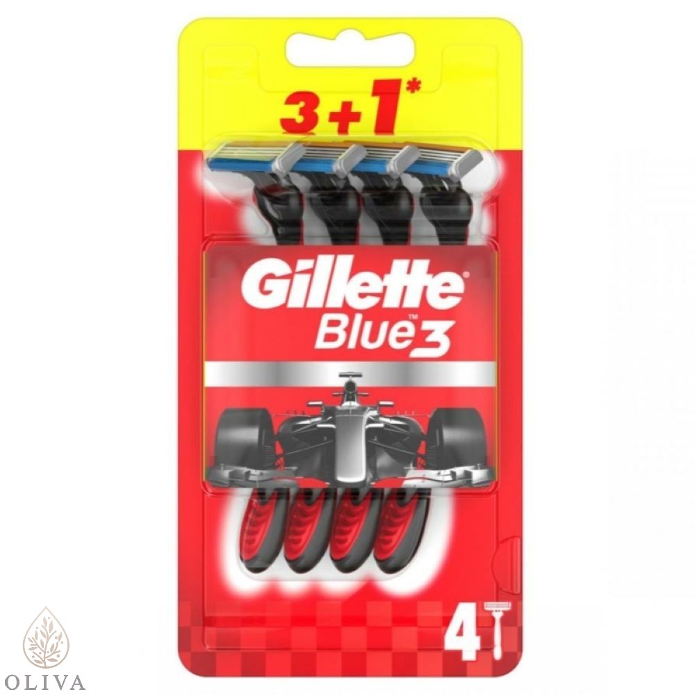 Gillette 3 Red 3+1 Ct Brijač