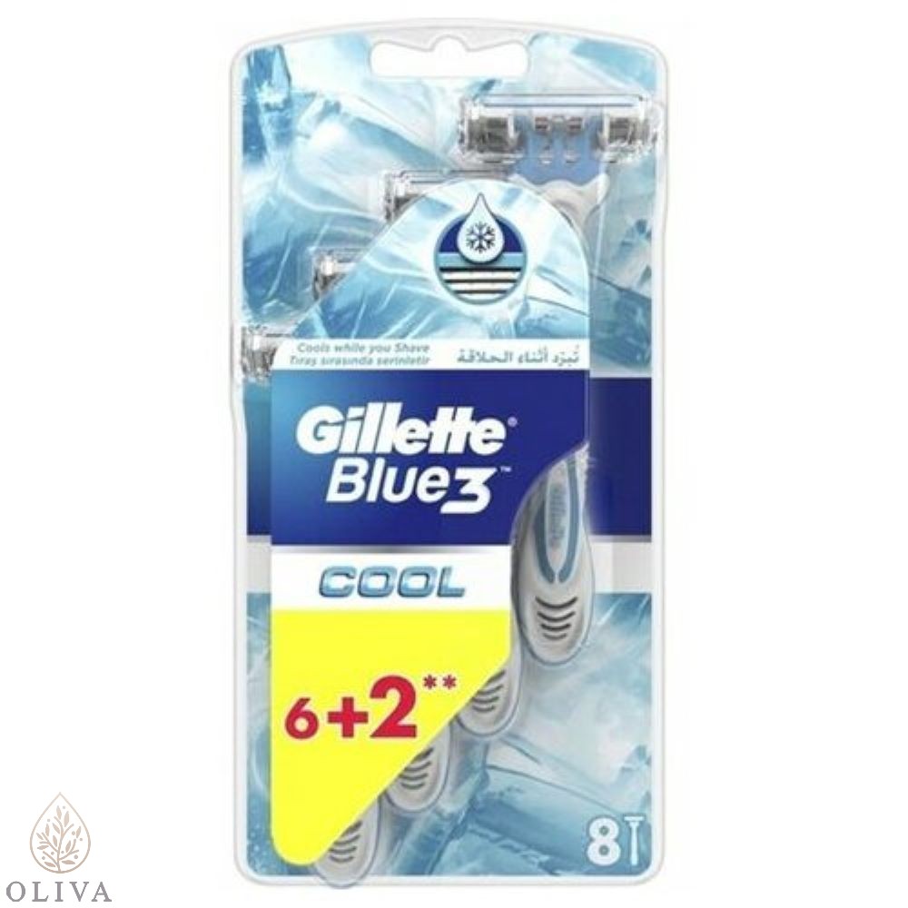 Gillette Blue 3 Cool 6 + 2 Dopune