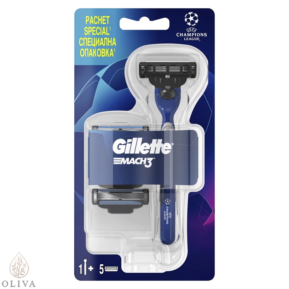 Gillette Ucl Match Base Brijač + 4 Rezerve