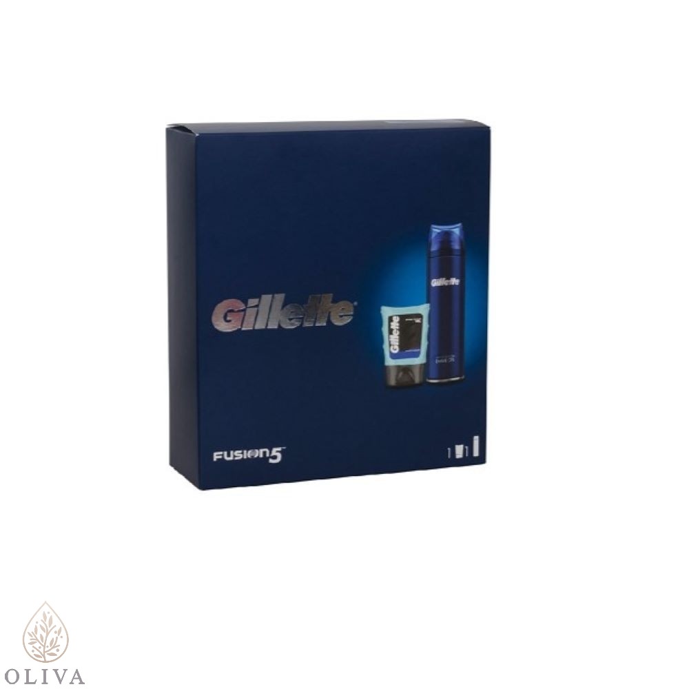 Gillette Promo Set Xmas 20 Fusion5 Gel Za Brijanje 200 Ml + Losion Posle Brijanja 75 Ml