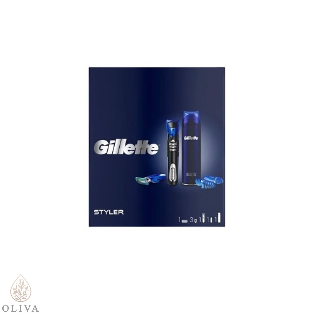 Gillette Promo Set Xmas 20 Proglide Stajler Trimer Za Bradu + Fusion Gel Za Brijanje 200Ml