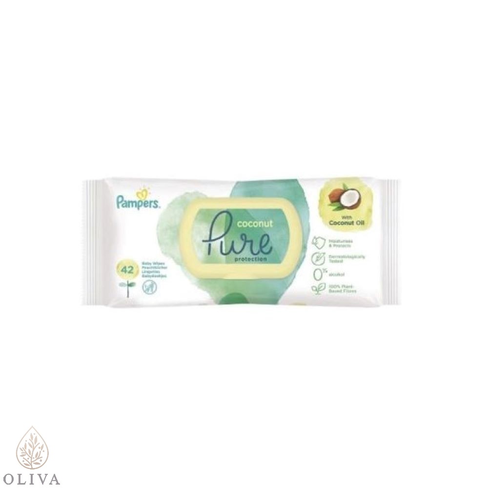 Pampers Wipes Coconut Vlažne Maramice 42 Kom