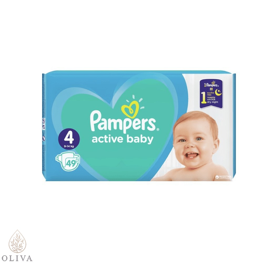 Pampers Active Baby 4 Maxi 49 Komada