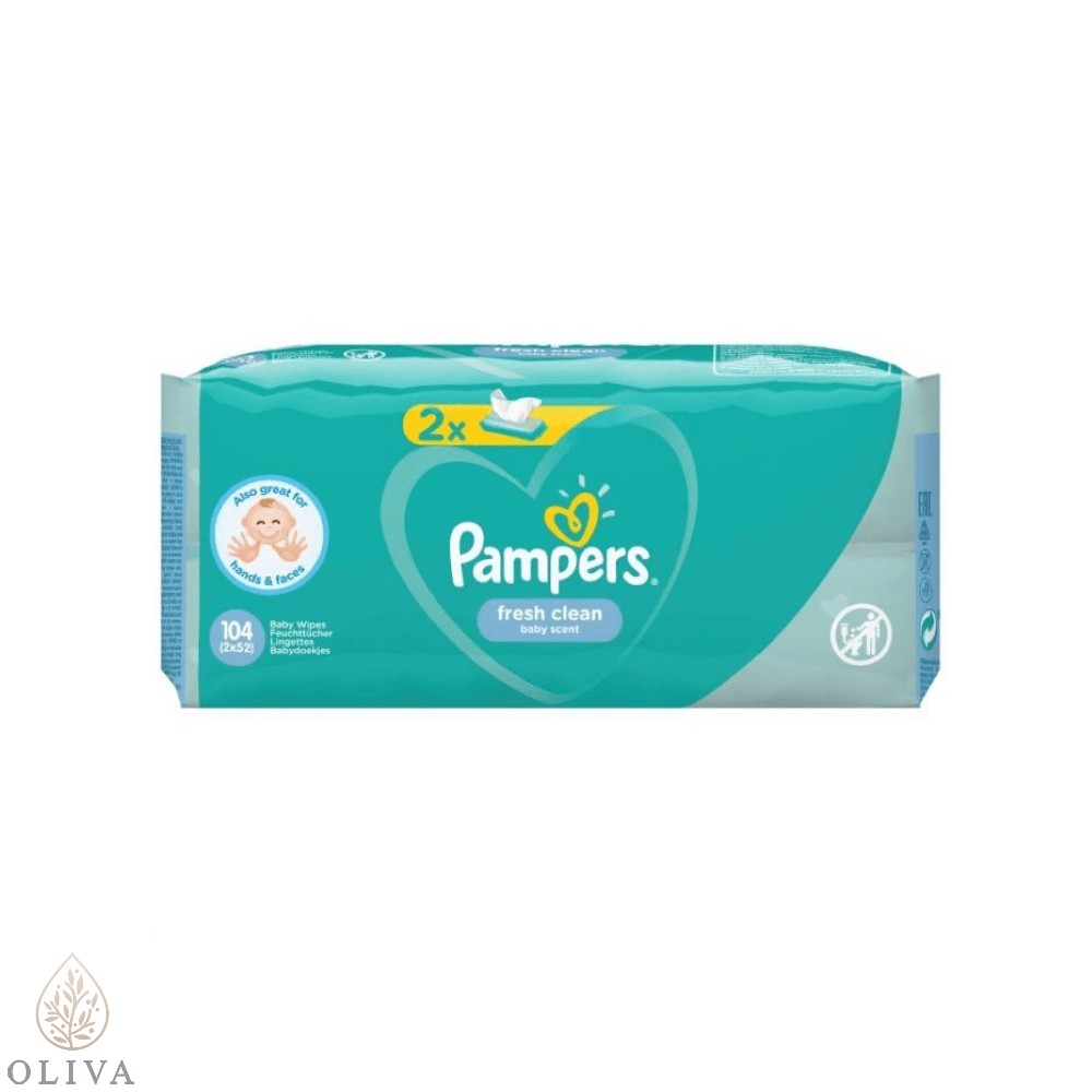 Pampers Fresh Vlažne Maramice 2X52