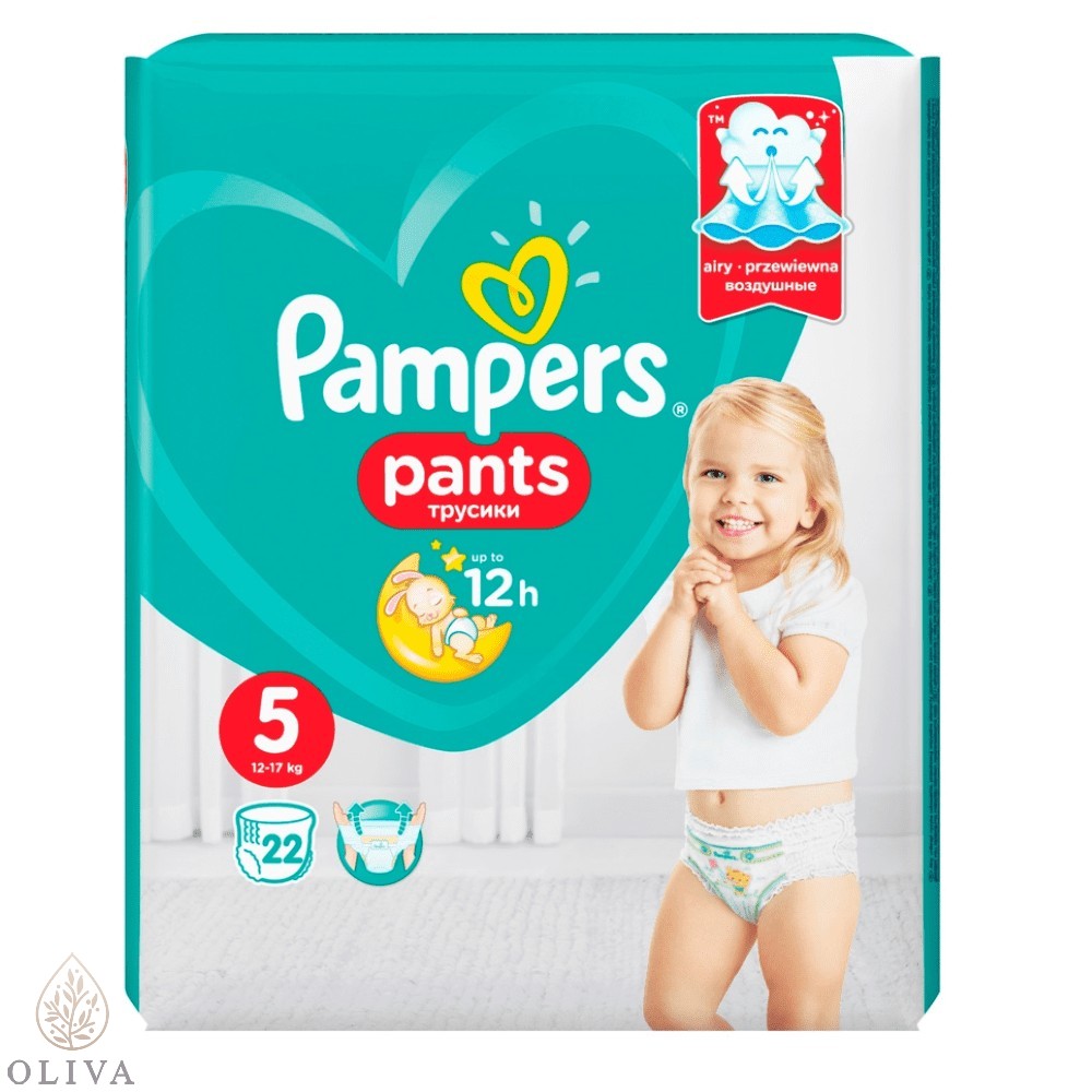 Pampers Pants Cp 5 Junior Pelene, 12-18 Kg, 22 Komada
