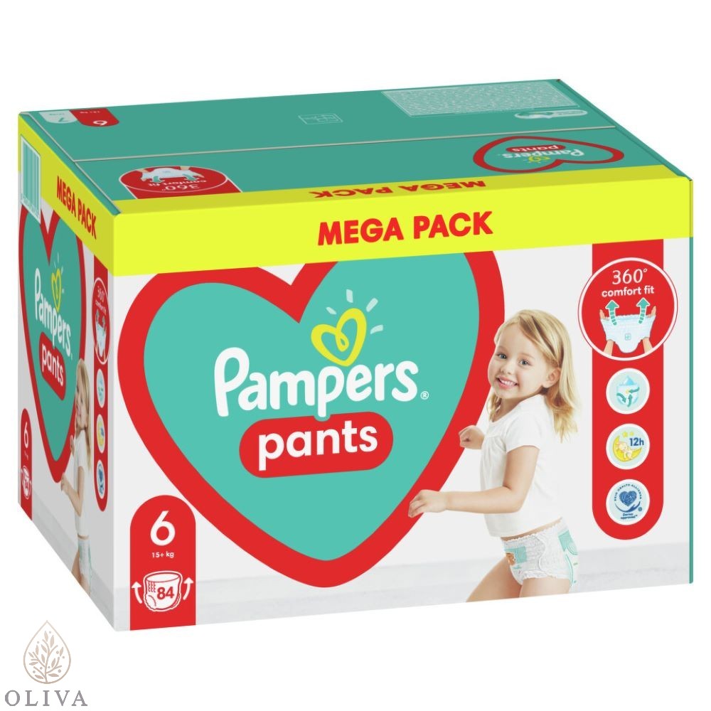 Pampers Pants Mb 6 Extra Large Pelene, 84 Komada