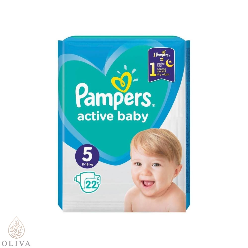 Pampers Active Baby Cp 5 Junior 22 Komada