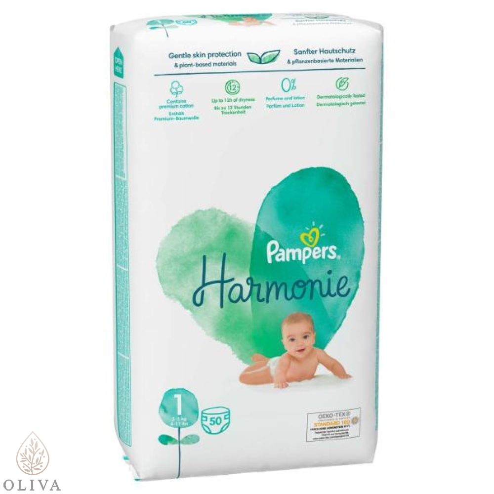 Pampers Harmonie Vp 1 New Born 50 Komada