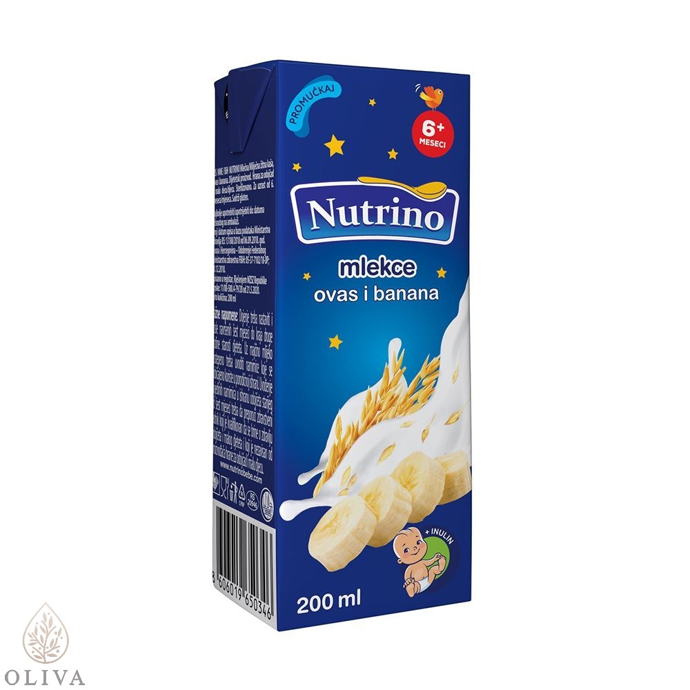 Nutrino Mlekce -Ovas I Banana 200Ml