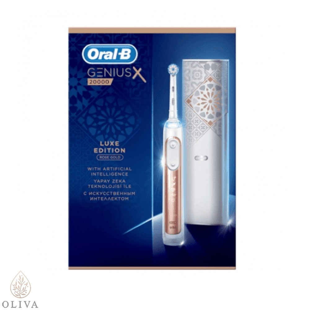 Oral B Genius X 20000 Rosegold Električna Četkica Za Zube