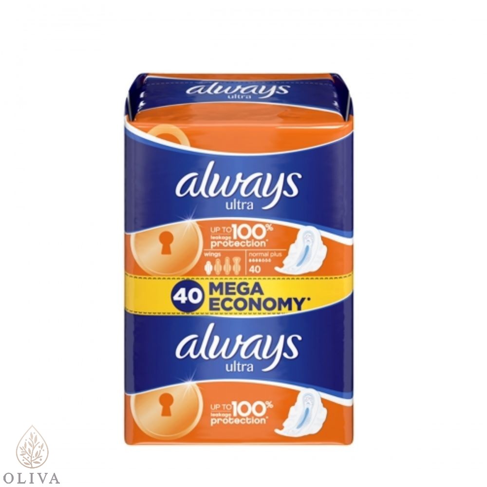Always Ultra Normal Plus Higijenski Ulošci 40 Kom.