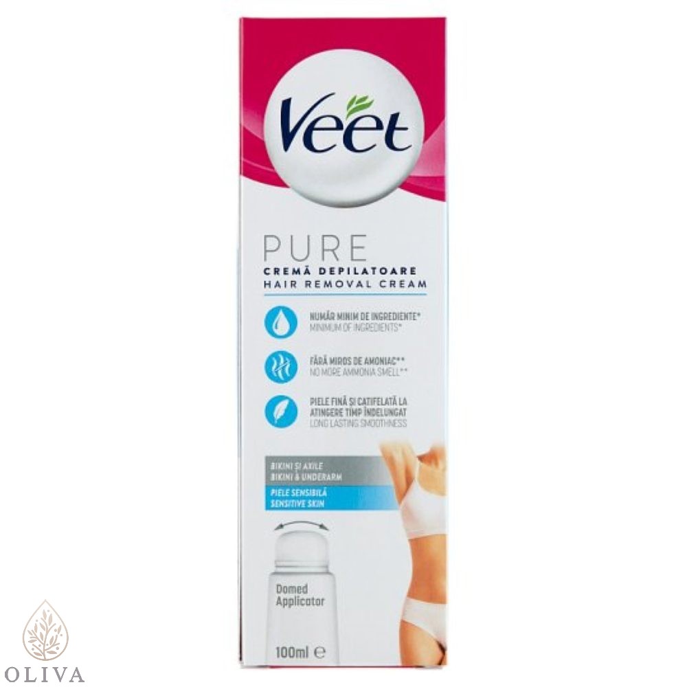 Veet Pure Krema Depilaciju Bikini Zone I Pazuha 100Ml