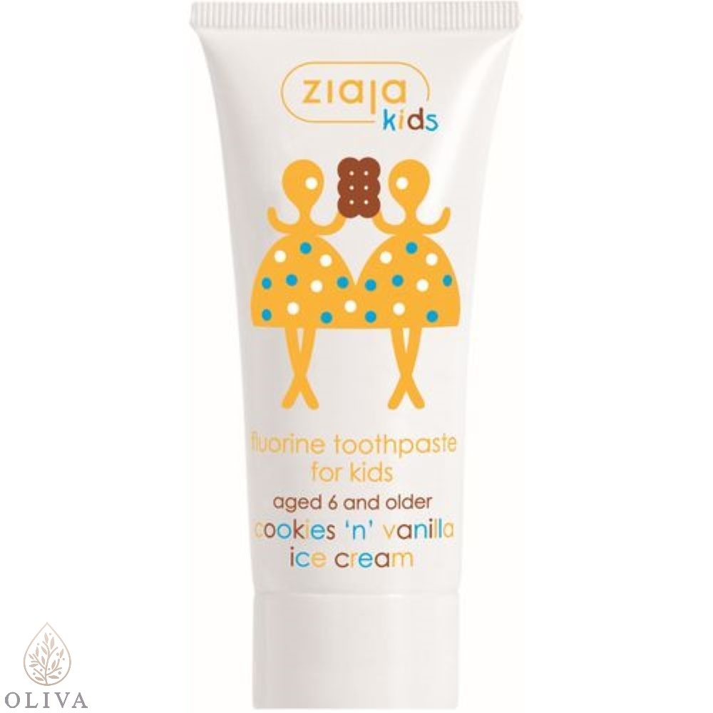 Ziaja Kids Cookies N Vanilla Ice Cream Dečja Pasta Za Zube 50 Ml