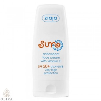 Ziaja Sun antioksidativna krema za lice SPF 50+ 50 ml