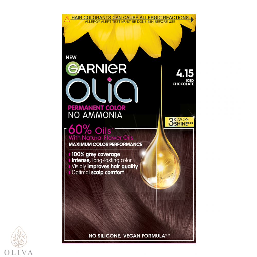 Garnier Olia 4.15 Boja Za Kosu Ledeno Čokoladna