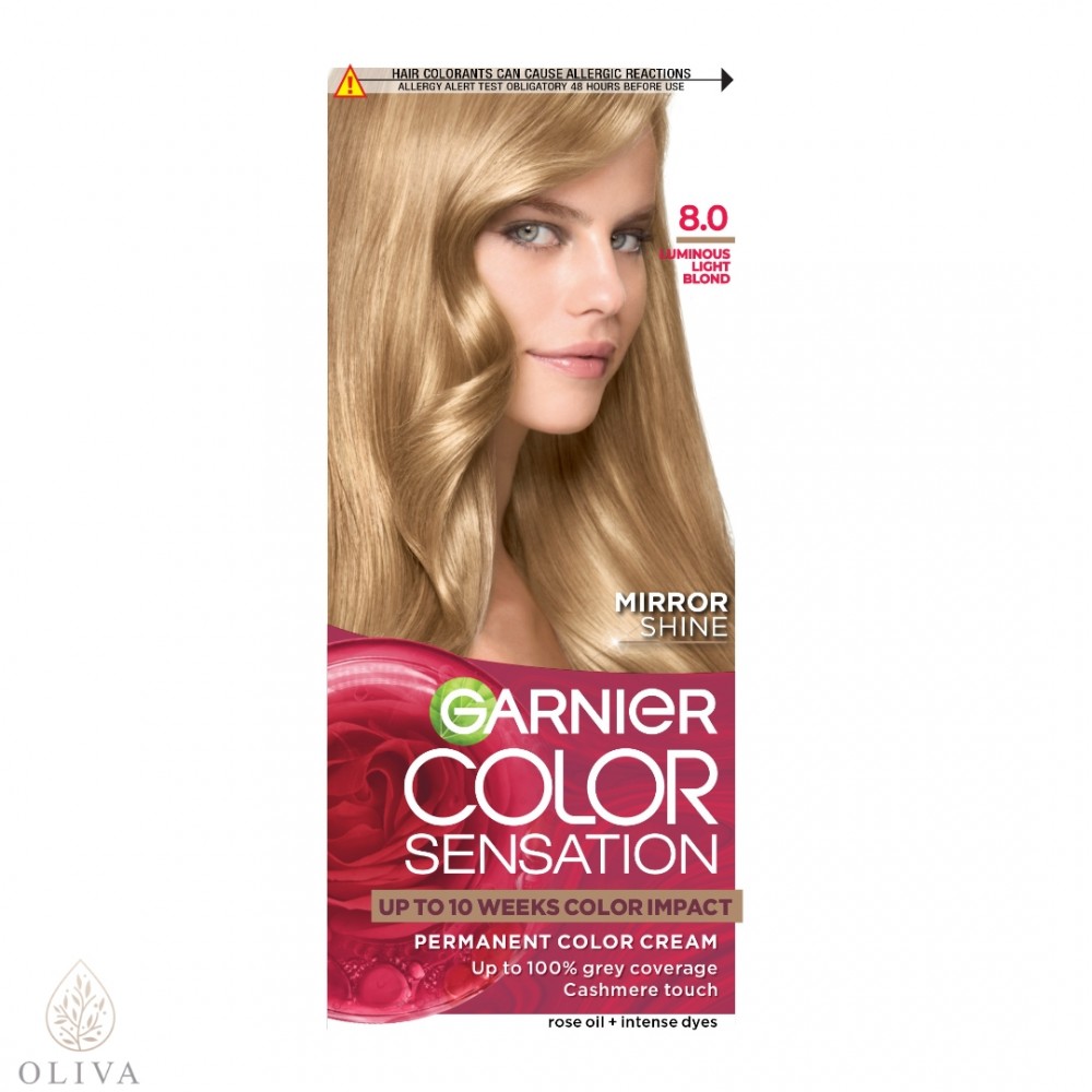 Garnier Color Sensation Boja Za Kosu 8.0 Luminous Light Blond