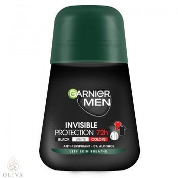 GARNIER Deo Mineral Men Invisible Black White&Colors Rol-on 50 ml