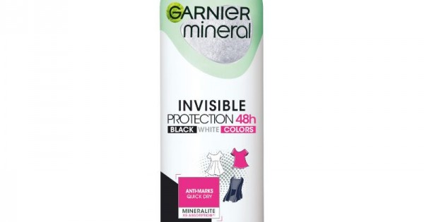 Garnier Anti-Transpirant Spray – 48h Schutz, Unsichtbar Auf Schwarzer & Weißer Kleidung