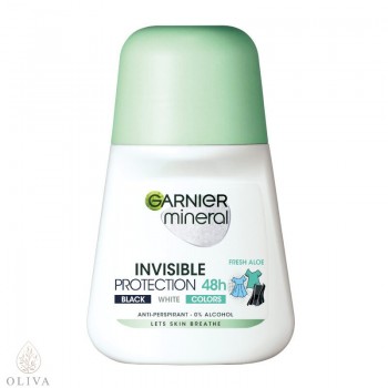 GARNIER Deo Mineral Invisible Black, White & Colors Fresh Roll-on 50 ml GARNIER Deo Mineral Invisible Black, White & Colors Fresh Roll-on 50 ml