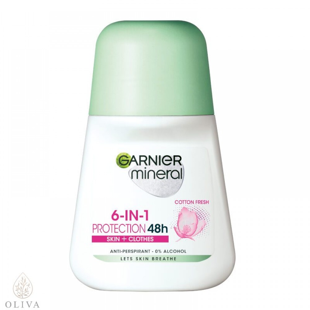 Garnier Deo Mineral Protection 6 Cotton Fresh Roll-On 50Ml