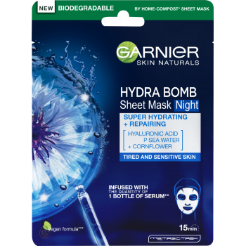 GARNIER Skin naturals Hydra Bomb Tissue Mask Night noćna maska za lice 32g