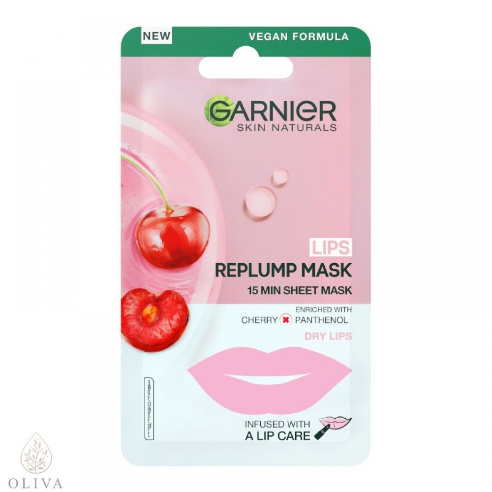Garnier Skin Naturals Active Cheerry Maska Za Usne 5G