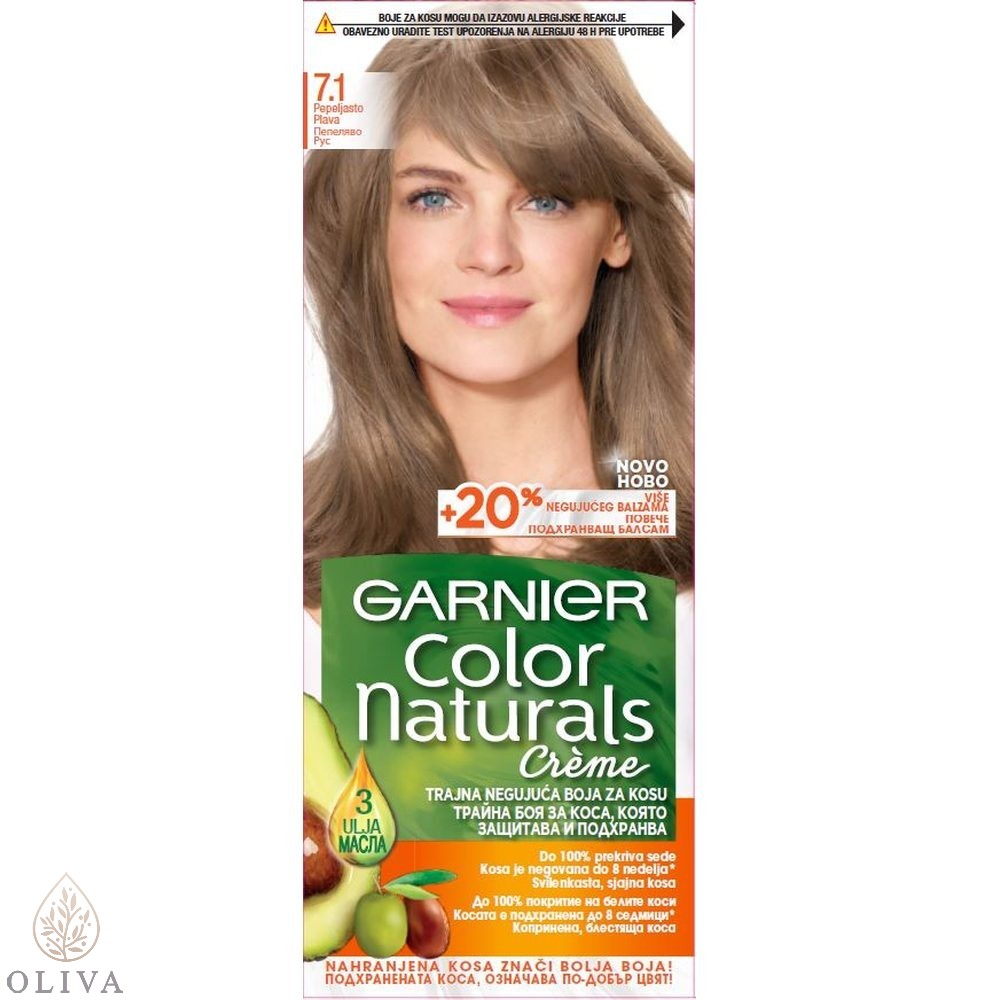 Garnier Color Naturals Creme Boja Za Kosu 7.1 Pepeljasto Plava