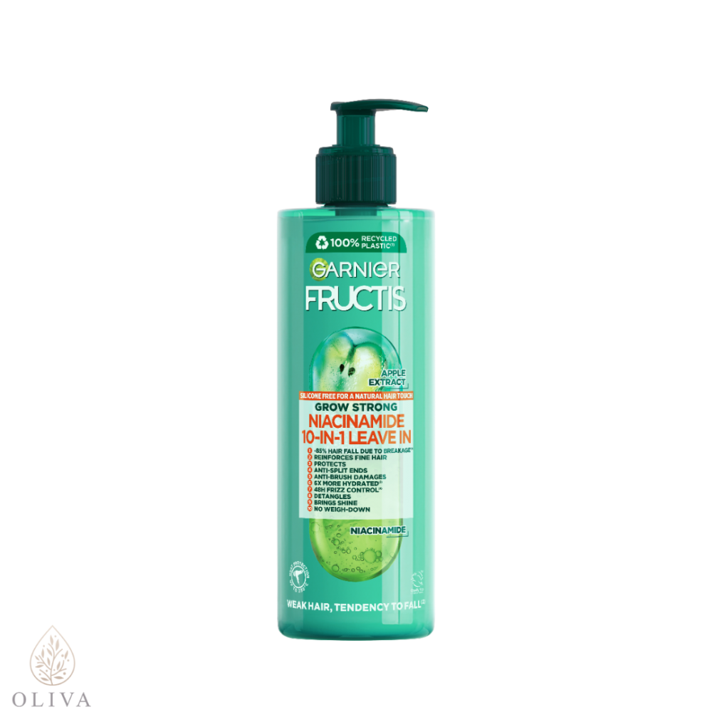 GARNIER Fructis grow strong 10 u 1 krema za kosu bez ispiranja 400 ml GARNIER Fructis grow strong 10 u 1 krema za kosu bez ispiranja 400 ml
