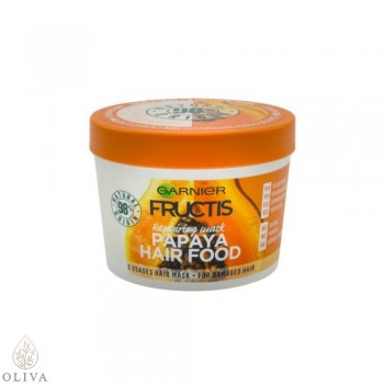 GARNIER Fructis hair food papaya maska 390 ml GARNIER Fructis hair food papaya maska 390 ml