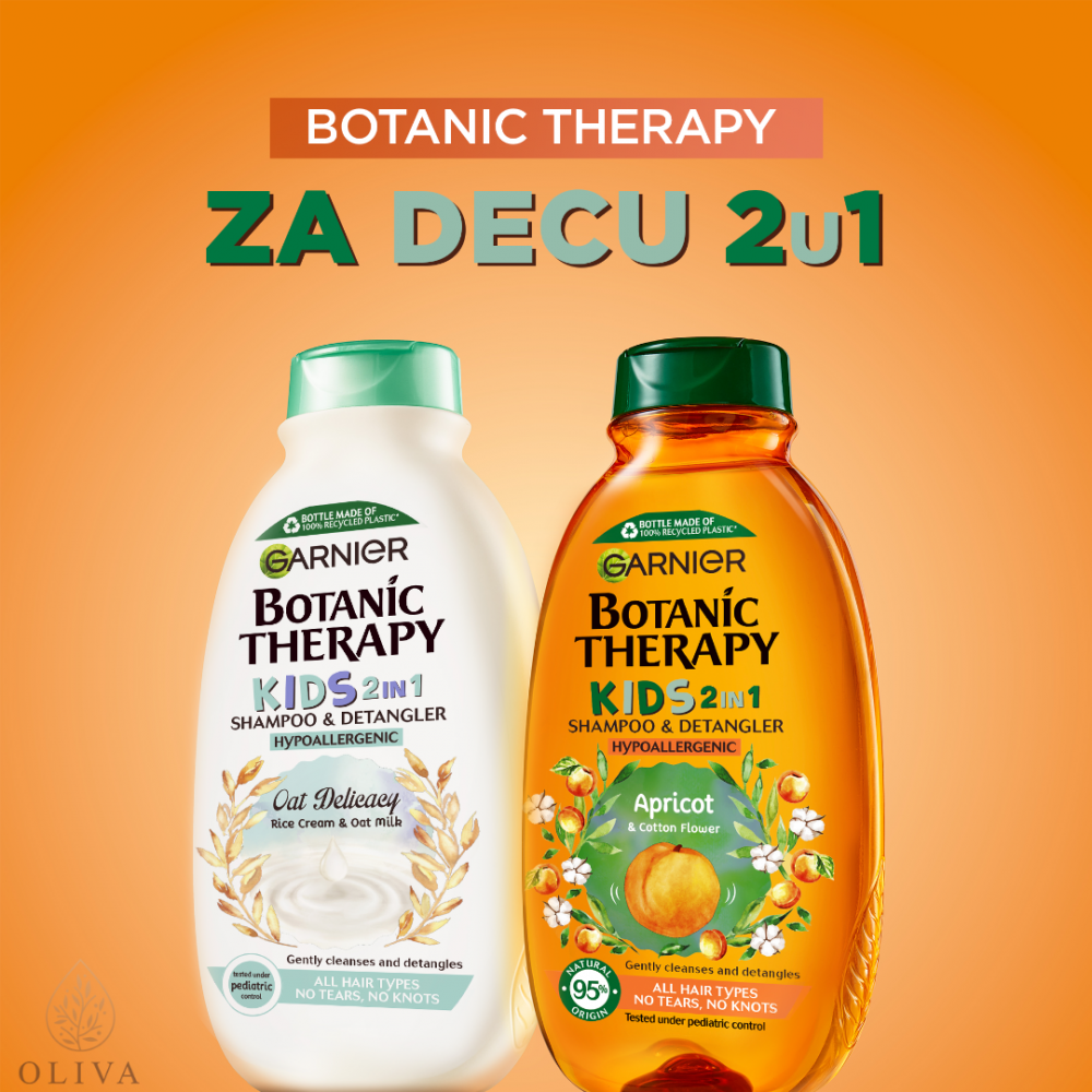 Garnier Botanic Therapy Kids Apricot 2U1 Dečji Šampon I Balzam 250 Ml
