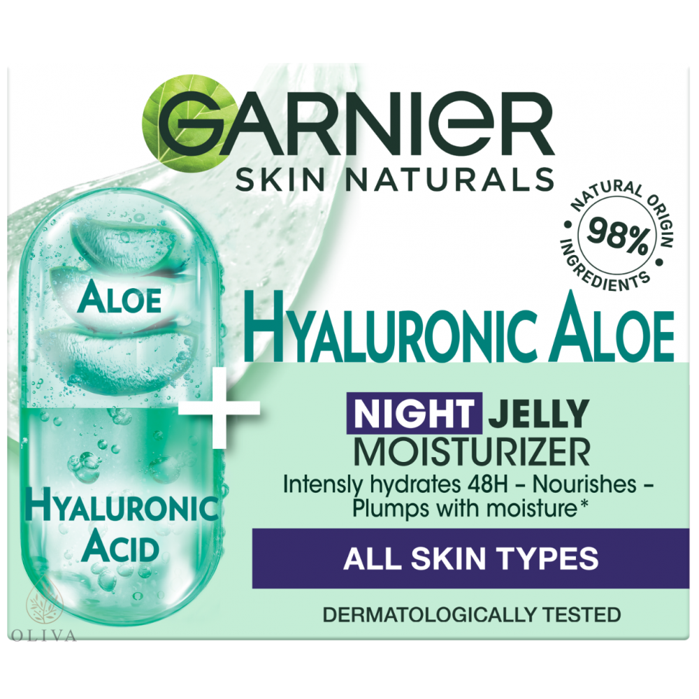 Garnier Skin Naturals Hyaluronic Aloe Jelly Noćni Hidrantni Gel 50 Ml