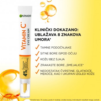 Garnier Skin Naturals Vitamin C krema za područje oko očiju 15 ml