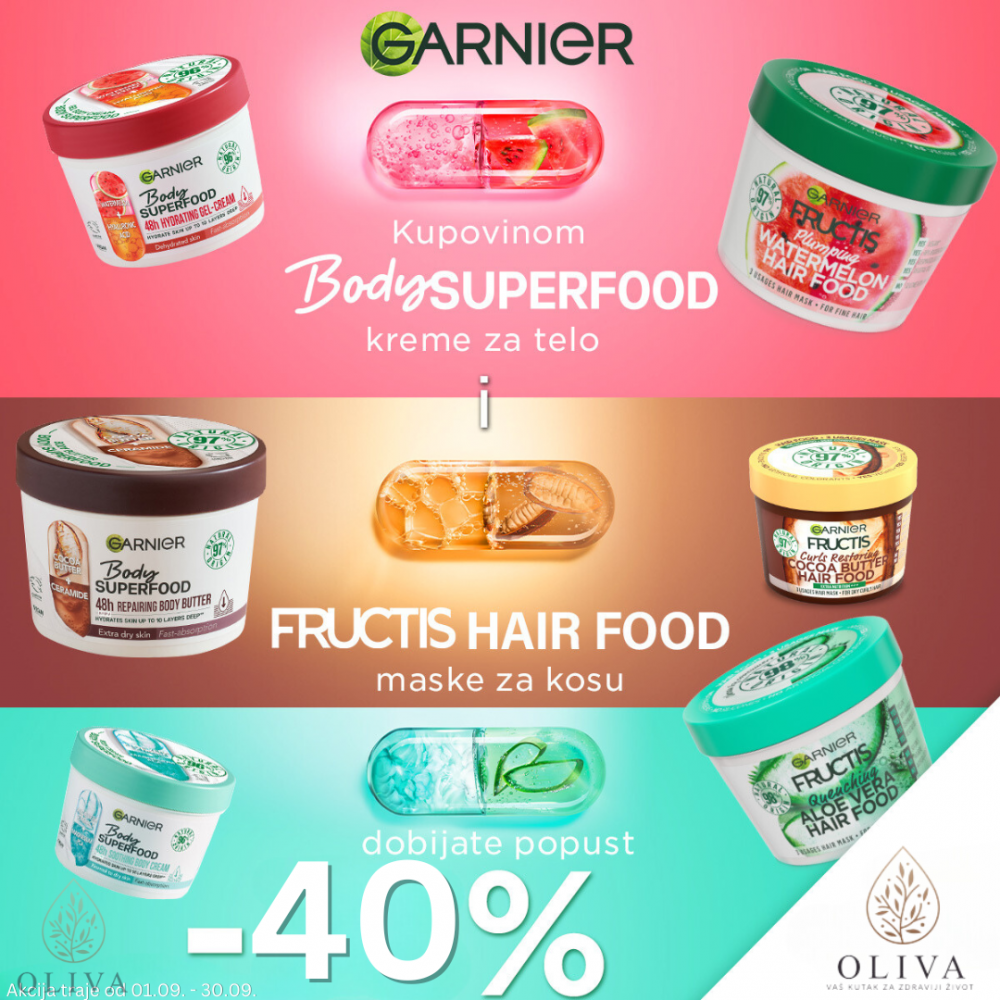 Garnier Body Superfood + Hair Food Maska
