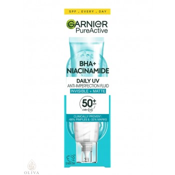 Garnier Pure Active matirajući fluid za zaštitu od sunca SPF50+ 40 ml