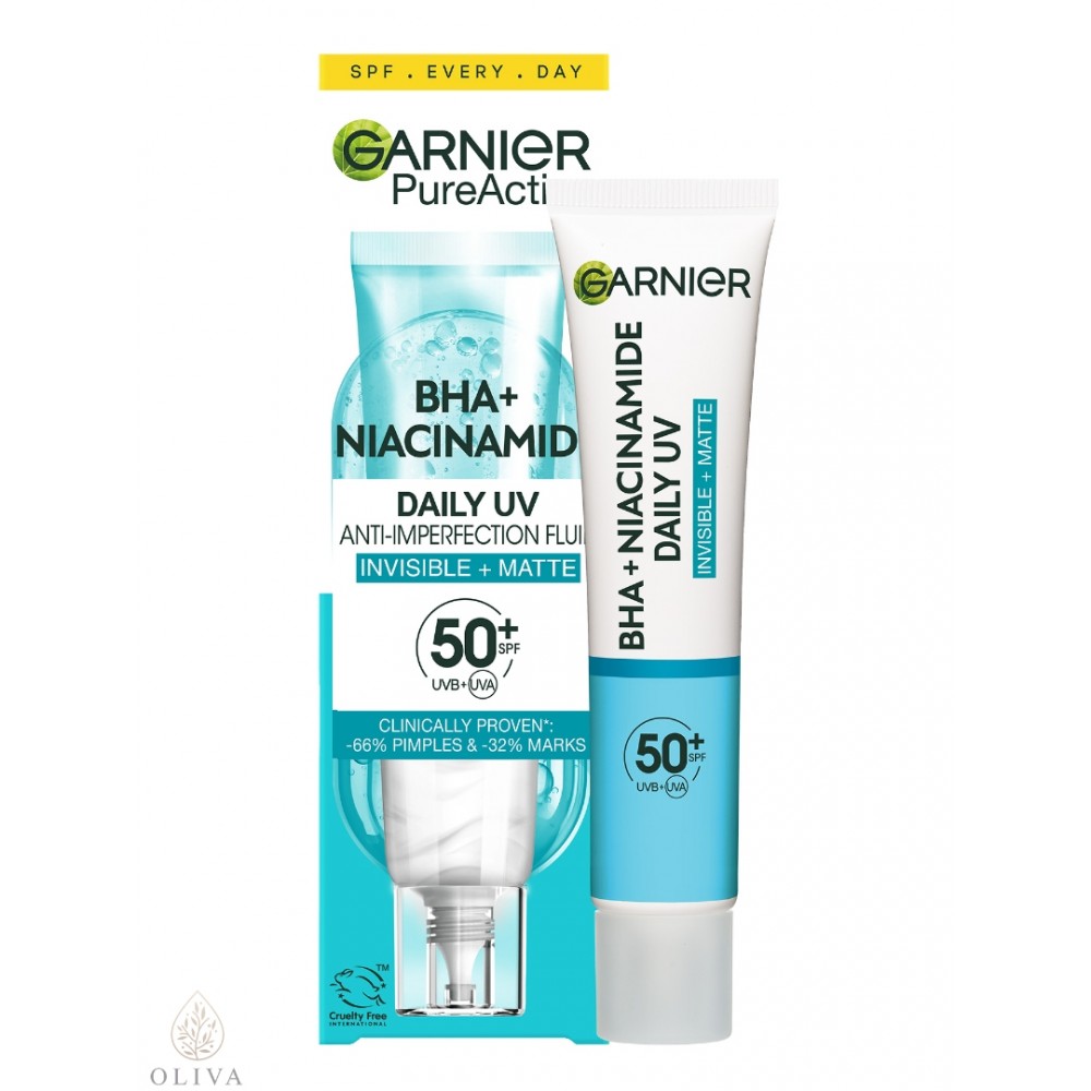 Garnier Pure Active Matirajući Fluid Za Zaštitu Od Sunca Spf50+ 40 Ml