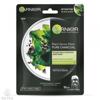 Garnier Skin Naturals maska za lice u maramici Charcoal 28g