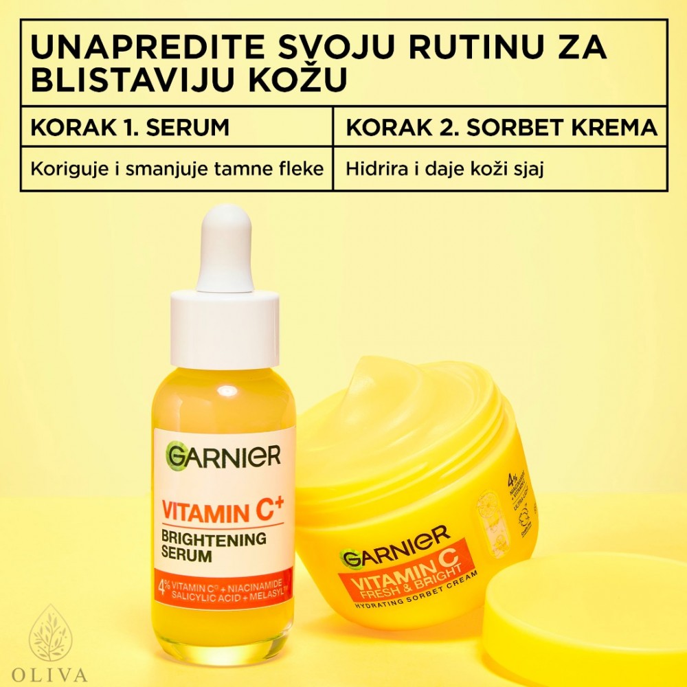 Garnier Vitamin C* Sorbet Hidratantna Krema Za Lice 85 Ml