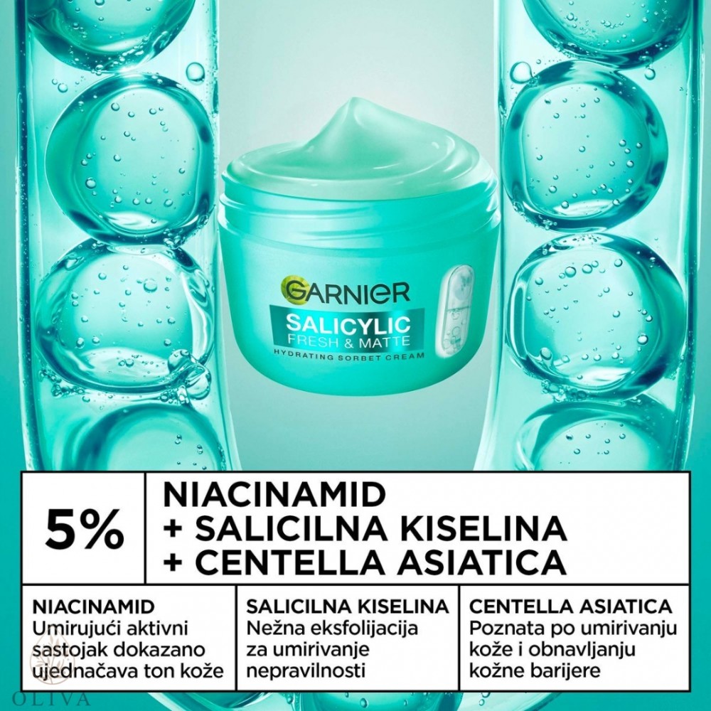 Garnier Salicylic Sorbet Hidratantna Krema Za Lice 85 Ml