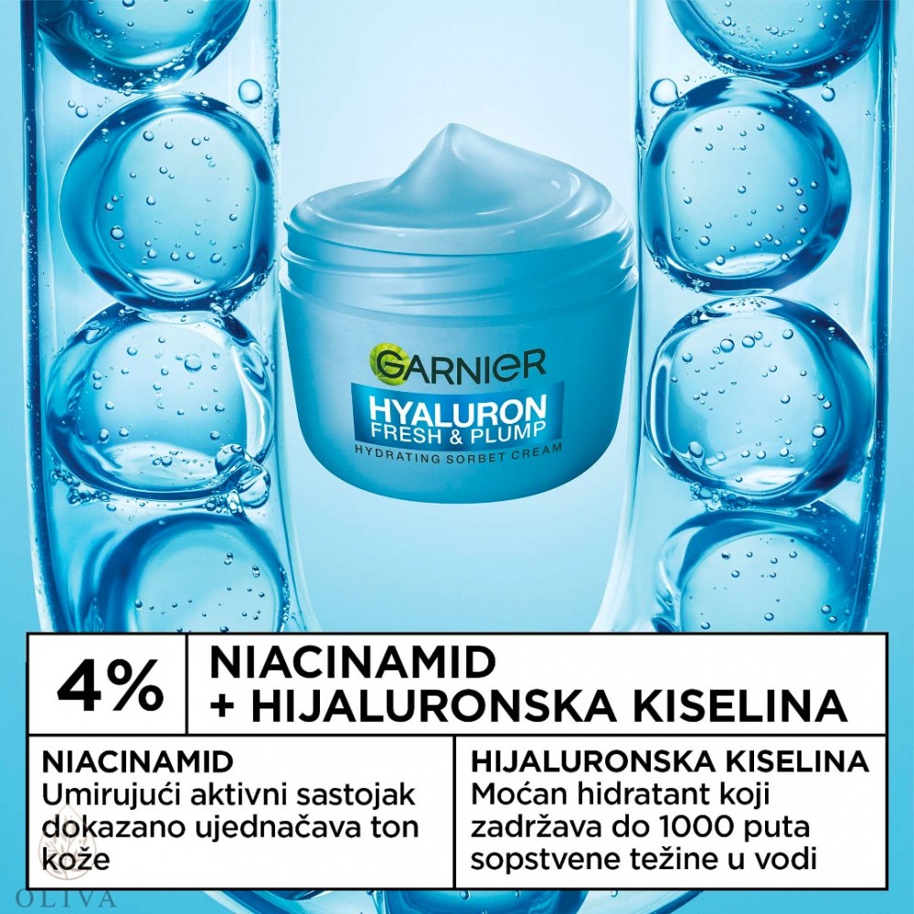 Garnier Hyaluron Sorbet Hidratantna Krema Za Lice 85 Ml