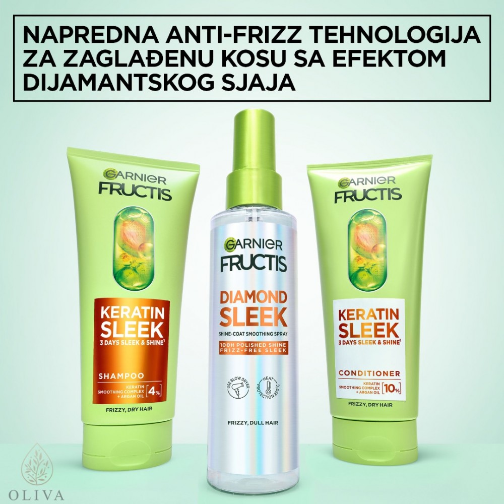 Garnier Fructis Keratin Sleek Balzam 200 Ml