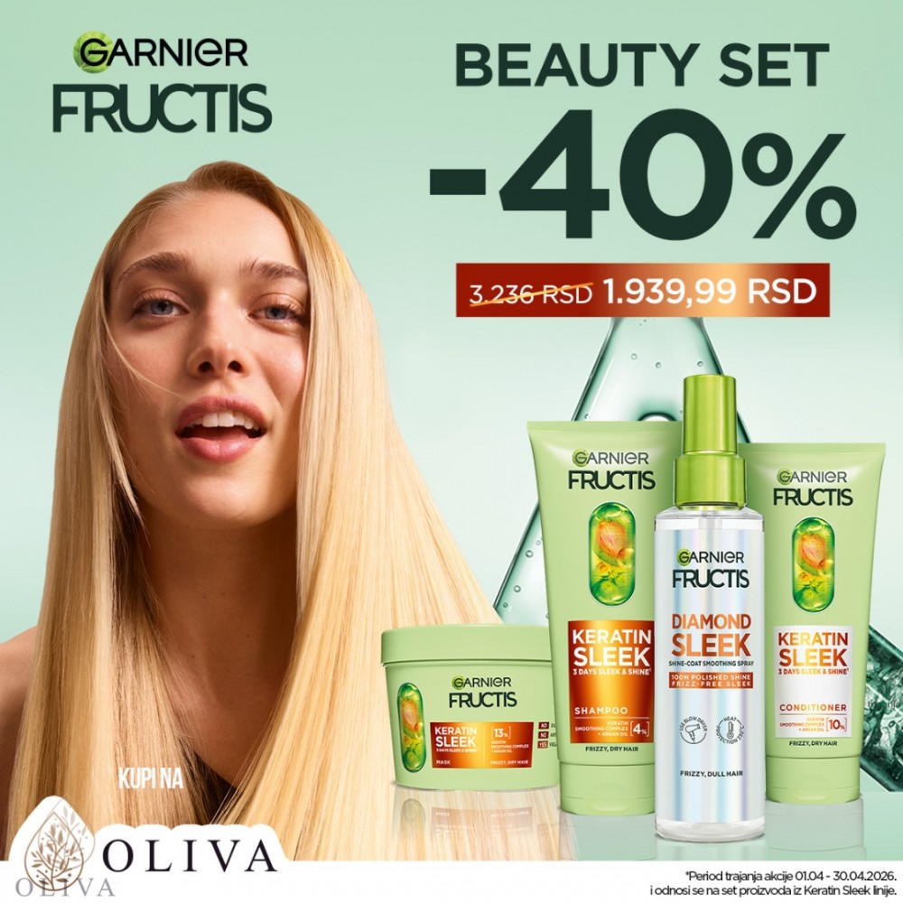 Garnier Fructis Keratin Sleek Set